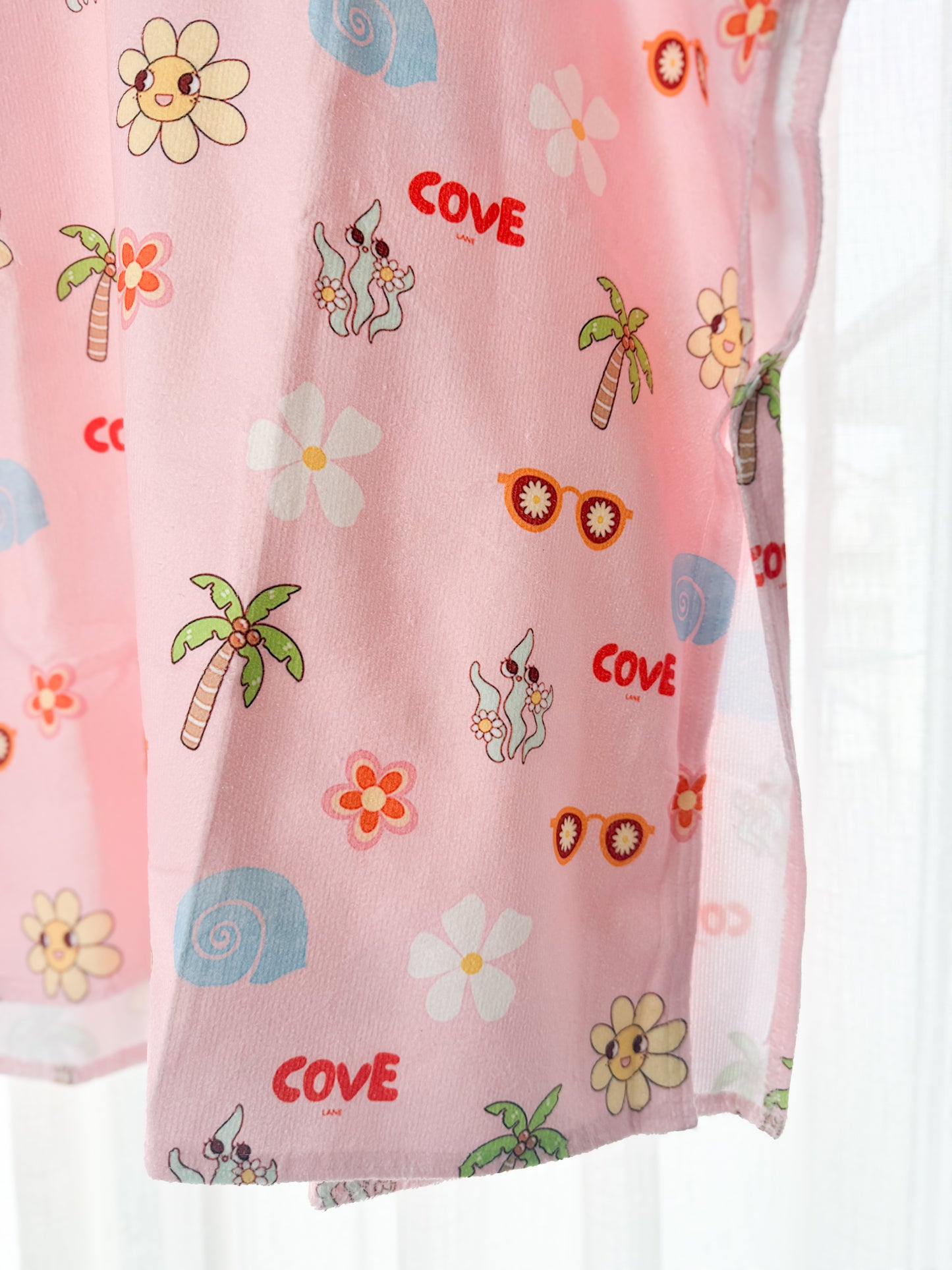 Ocean Disco ~ Hooded poncho beach towel