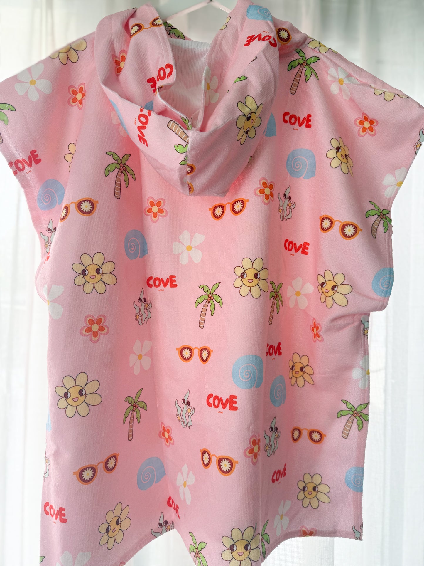 Ocean Disco ~ Hooded poncho beach towel
