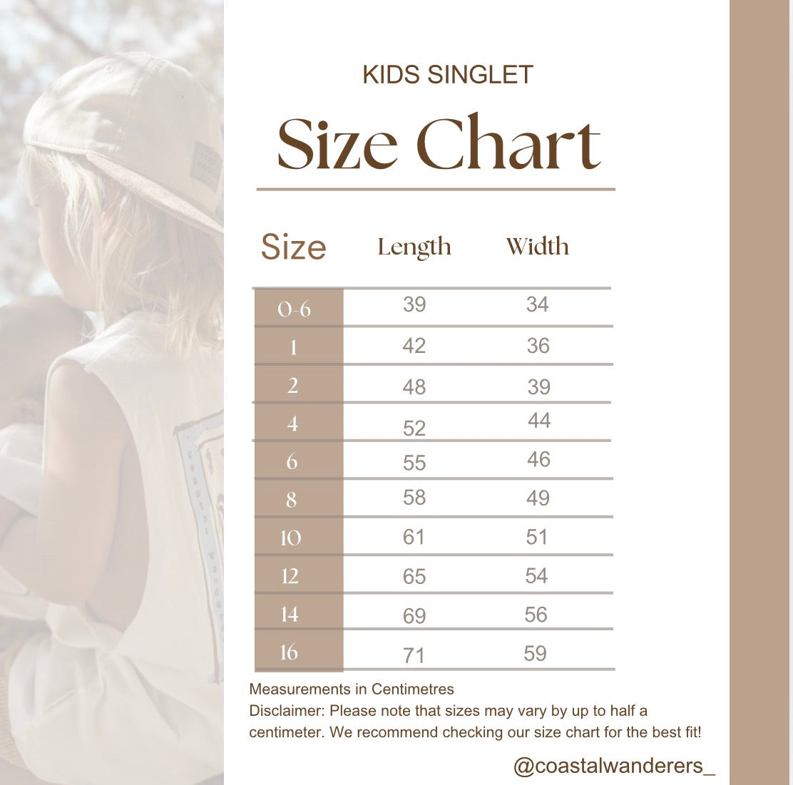 Surf Soul kids singlet