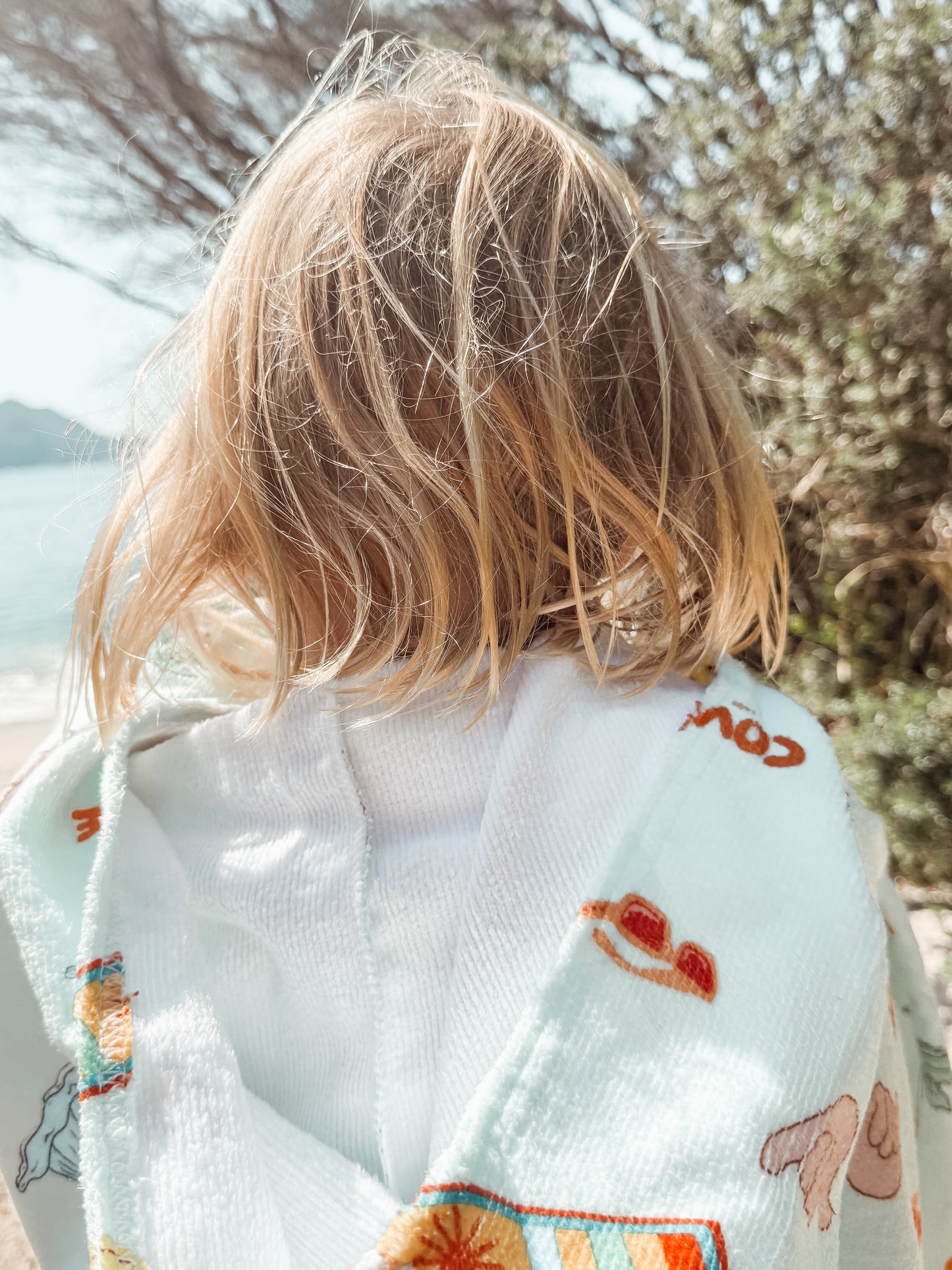 Salty Grom ~ Hooded poncho beach towel