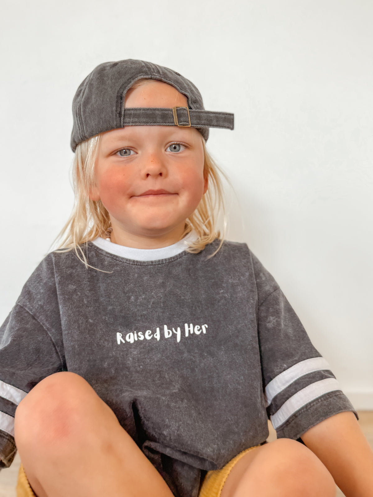 Raised By Her kids tee