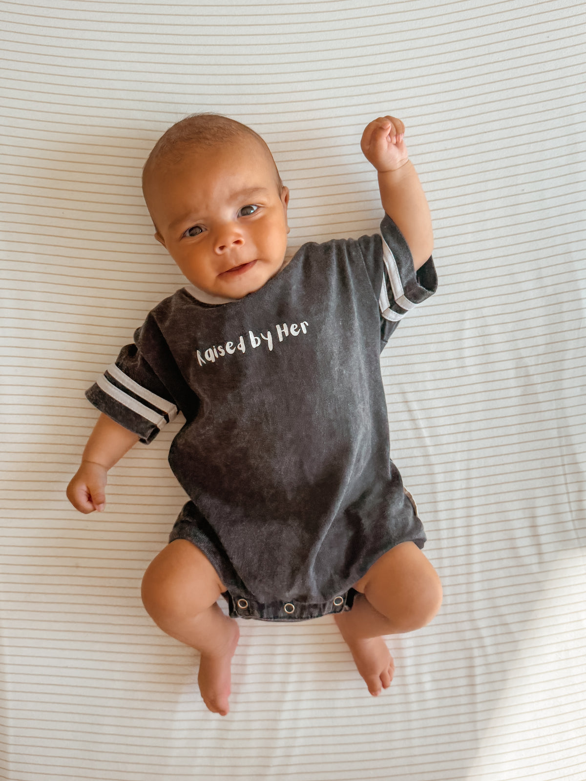 Raised by her t-shirt romper