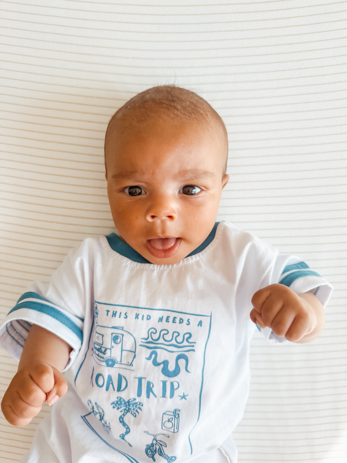 Road Trip t-shirt romper