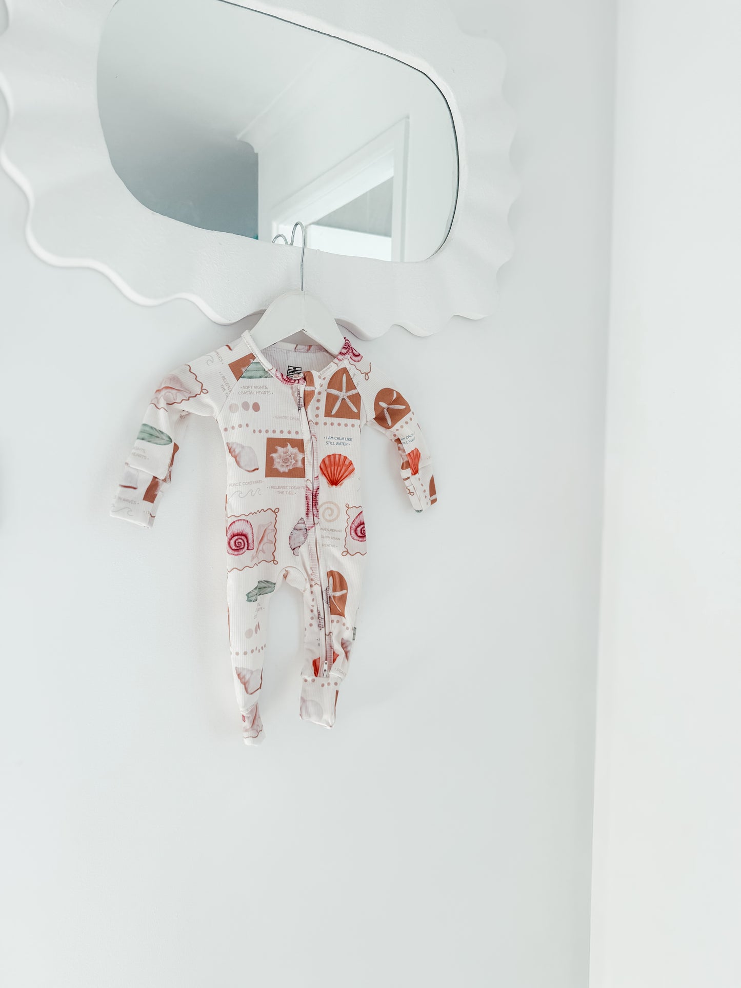 Coral Clouds Romper
