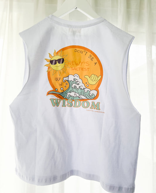 Saltiest Wisdom Singlet mens (SAMPLE)
