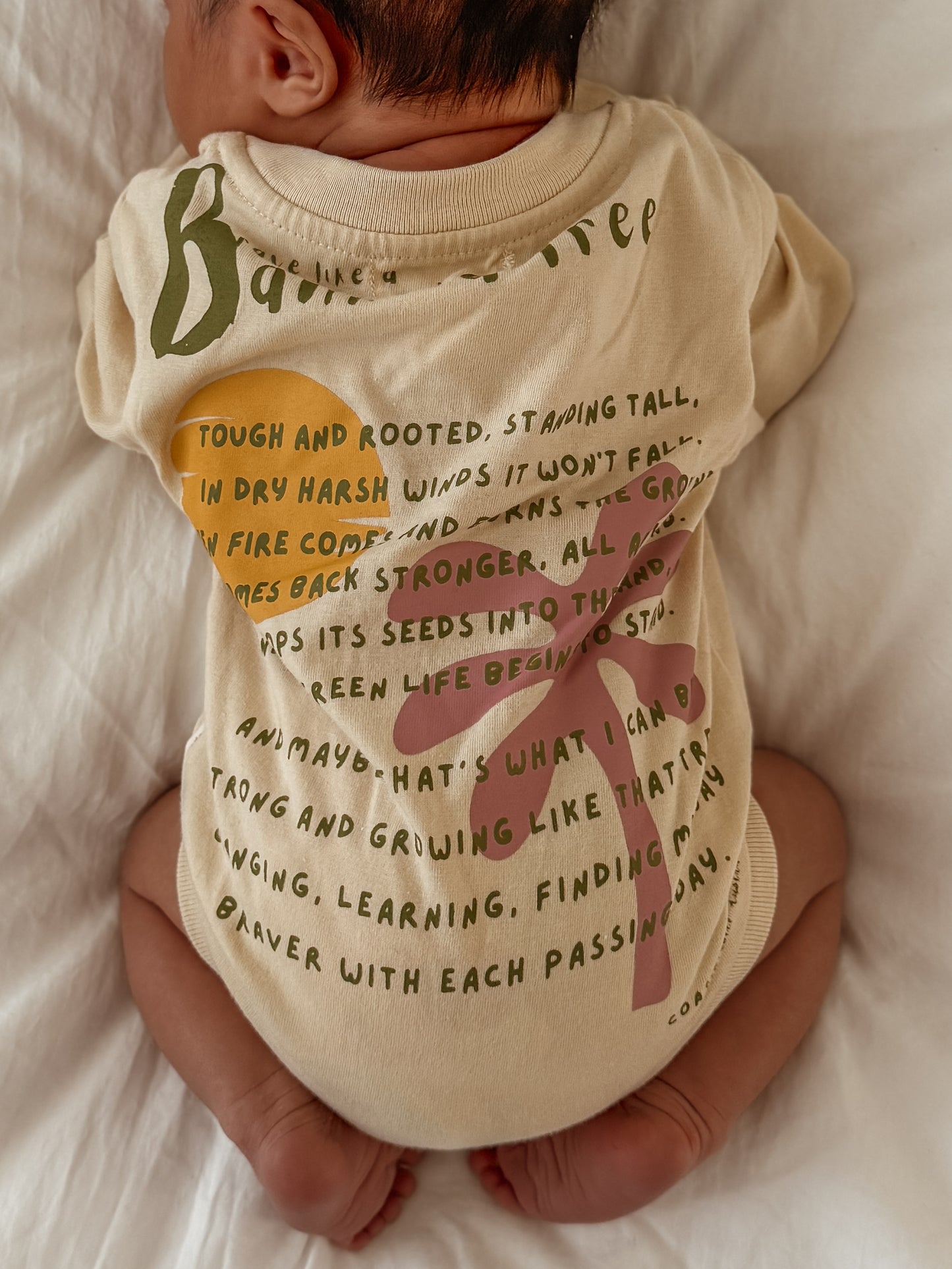 BRAVE LIKE A BANKSIA TREE long sleeve romper