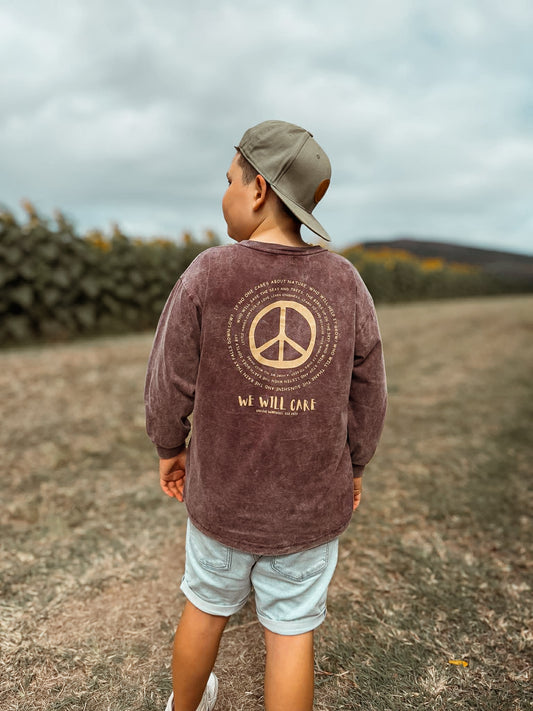 WE WILL CARE long sleeve shirt