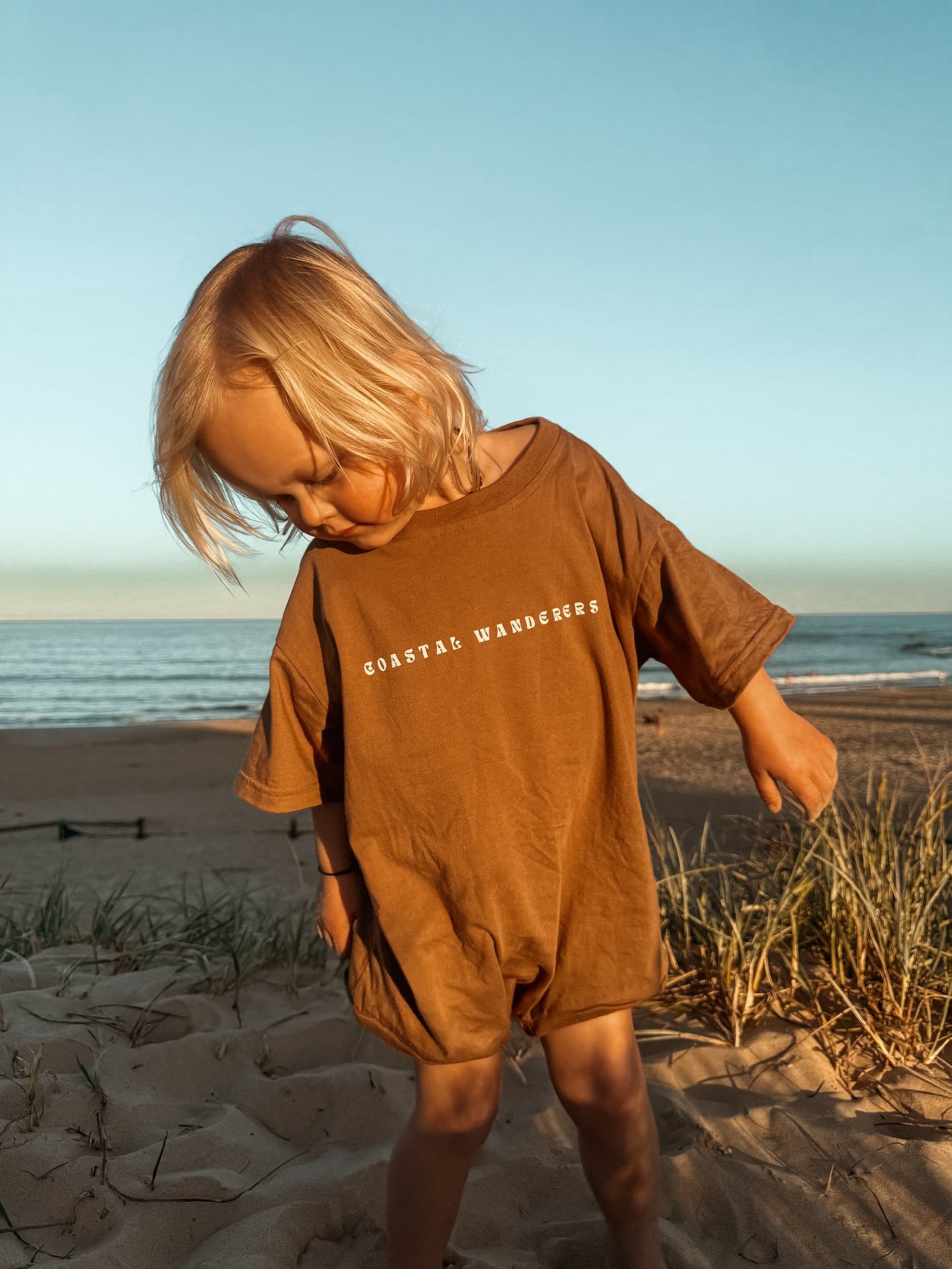 Vacay t-shirt romper