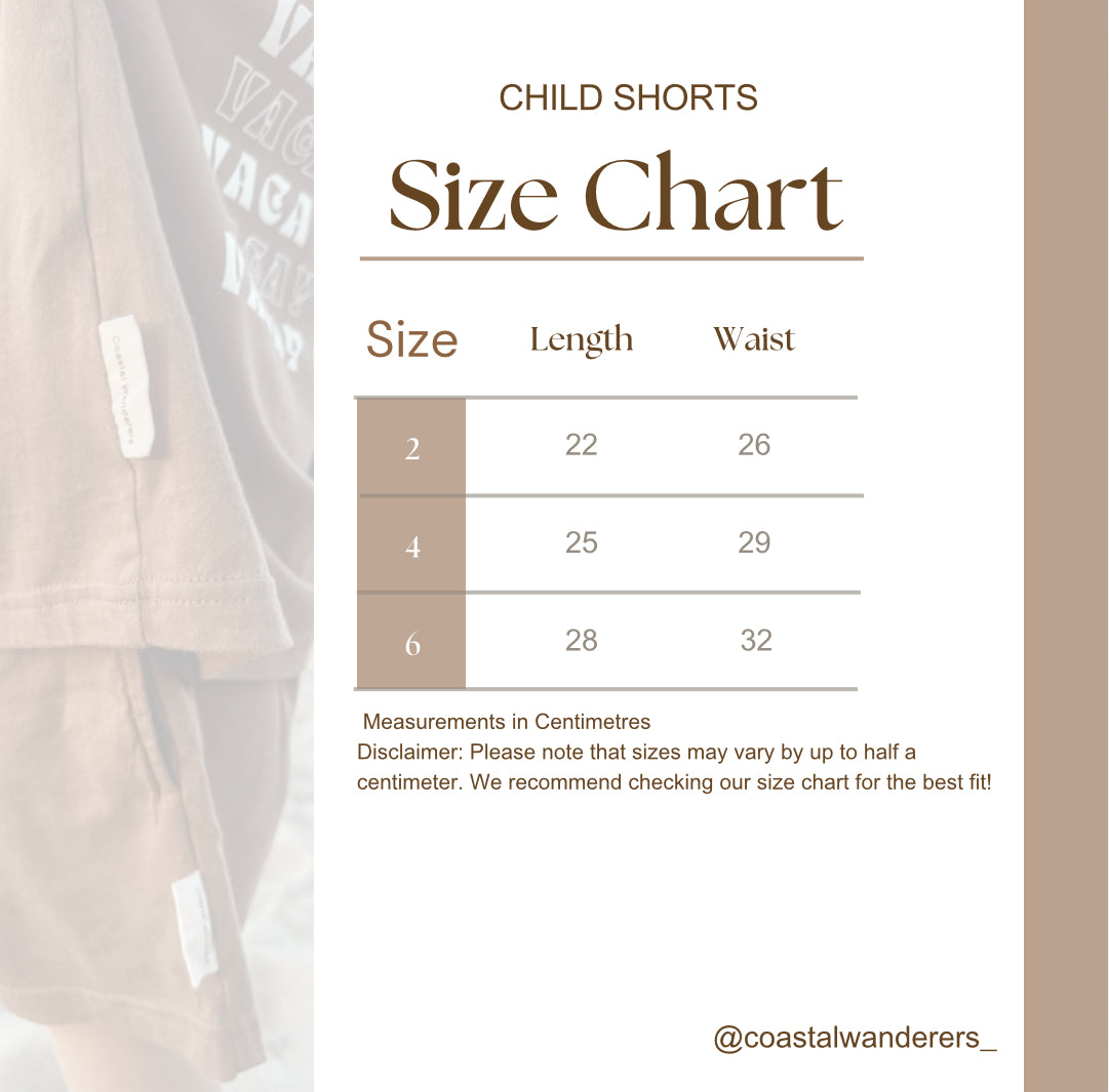 Vacay shorts - kids