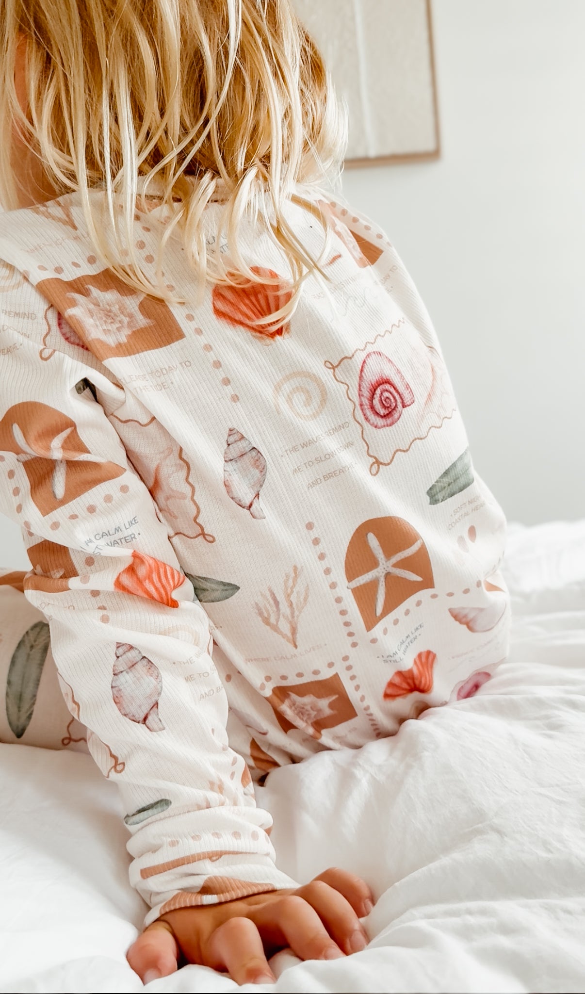 Coral Clouds 2 piece PJ set