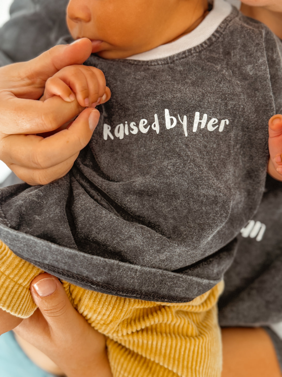 Raised By Her kids tee