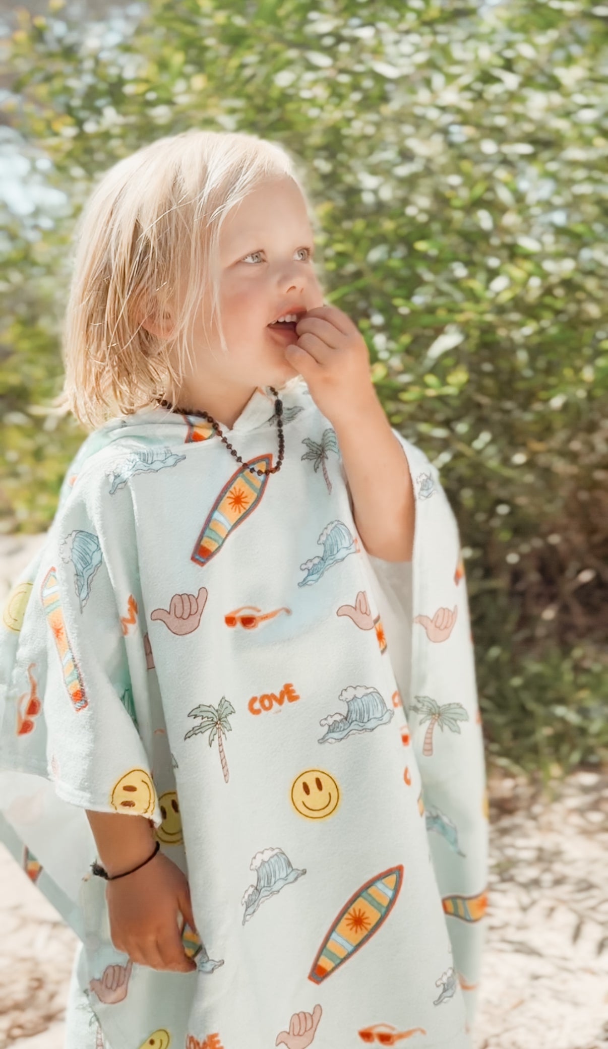 Salty Grom ~ Hooded poncho beach towel