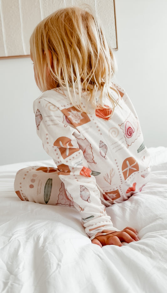 Coral Clouds 2 piece PJ set