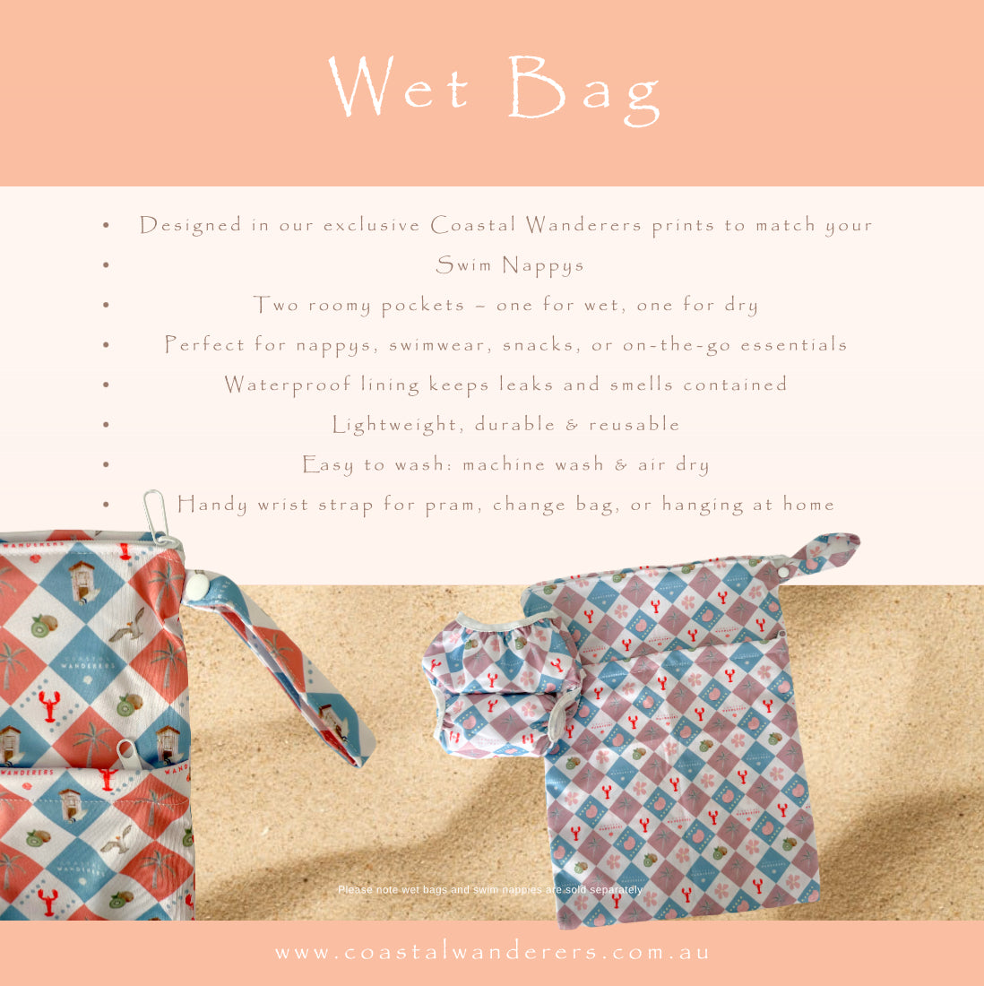 Coastal Cali - Wet bag