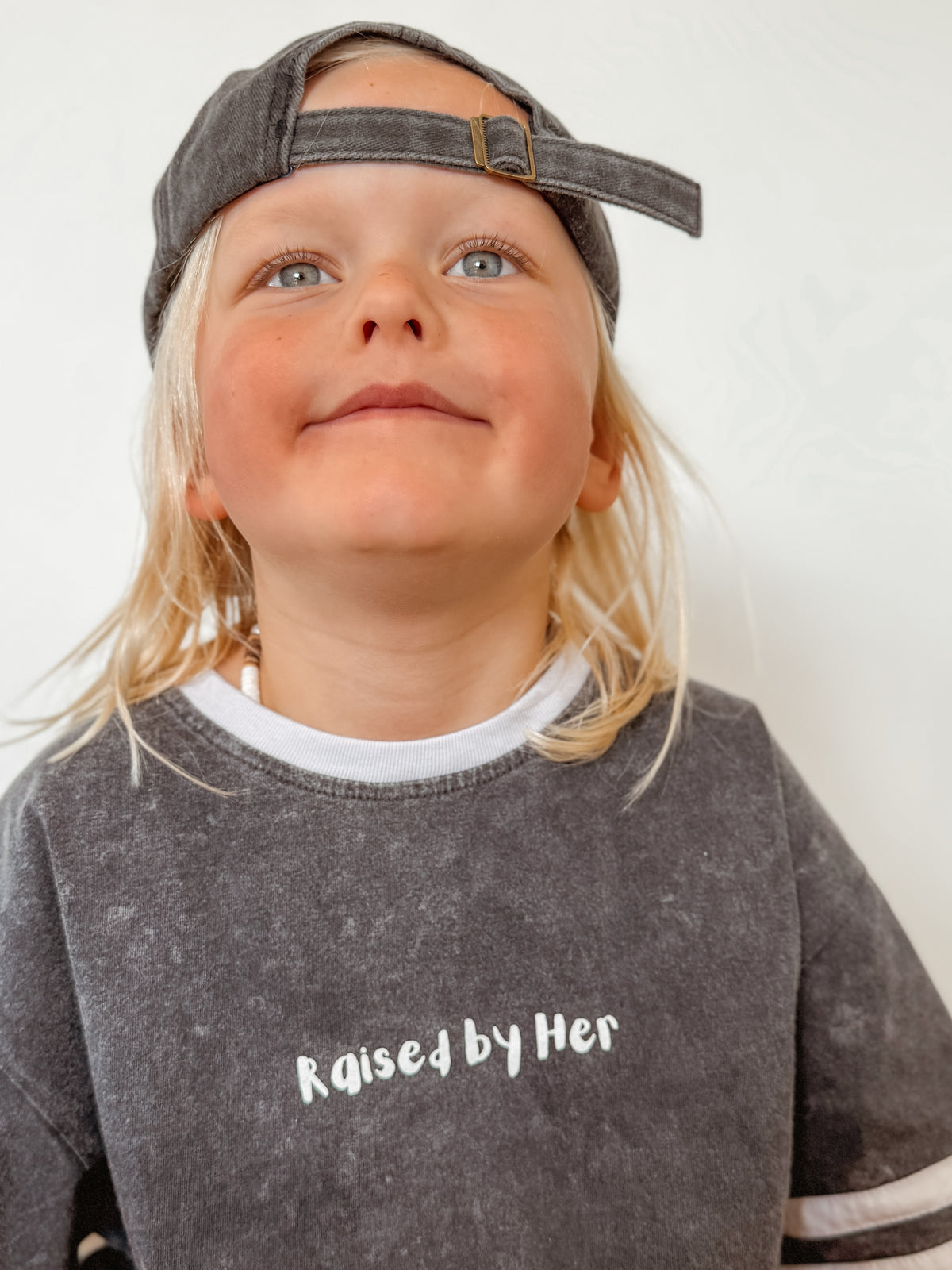 Raised By Her kids tee