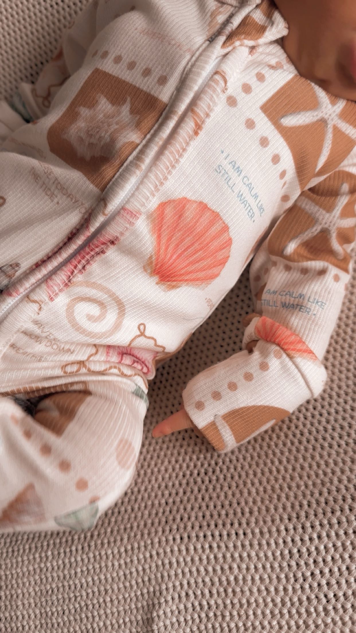 Coral Clouds Romper