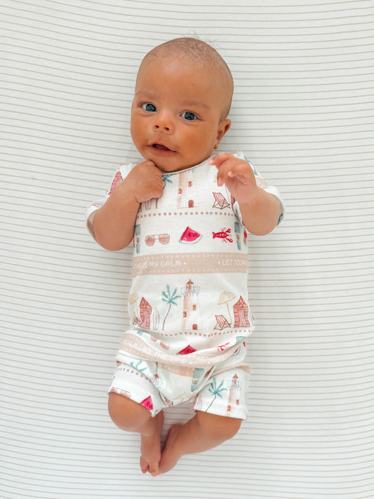 Island Paradise kids 2 piece pj set