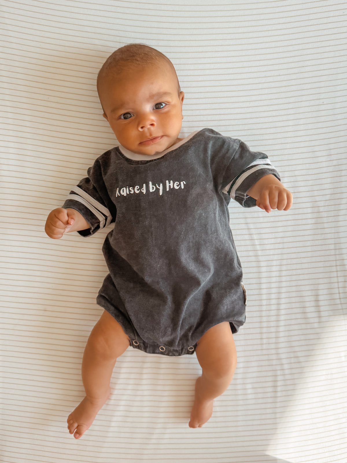 Raised by her t-shirt romper