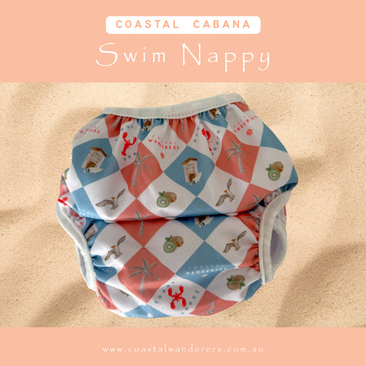 Coastal Cabana - Swim Nappy