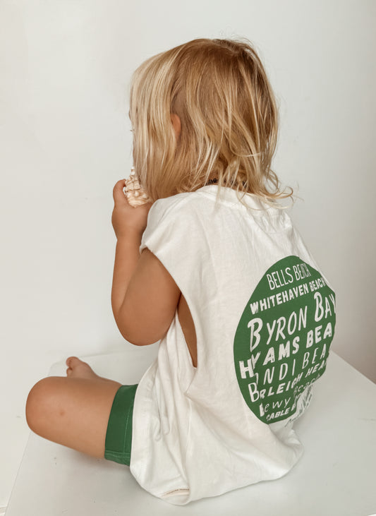 Coastal life singlet - kids