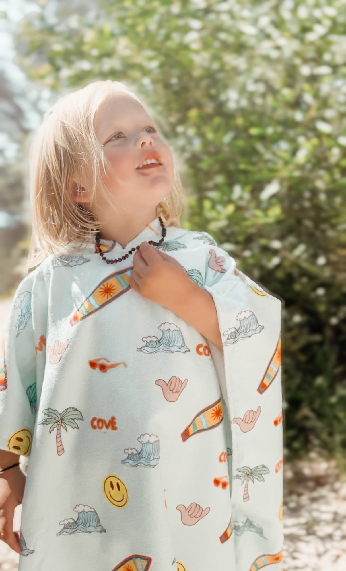 Salty Grom ~ Hooded poncho beach towel