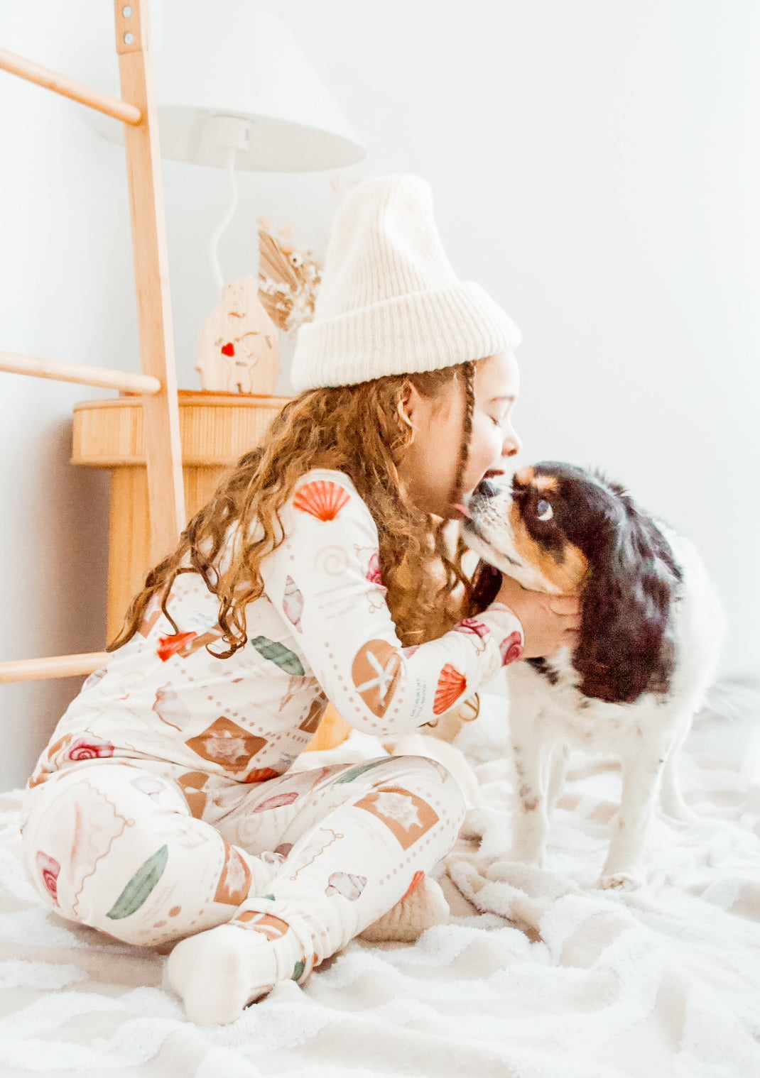 Coral Clouds 2 piece PJ set