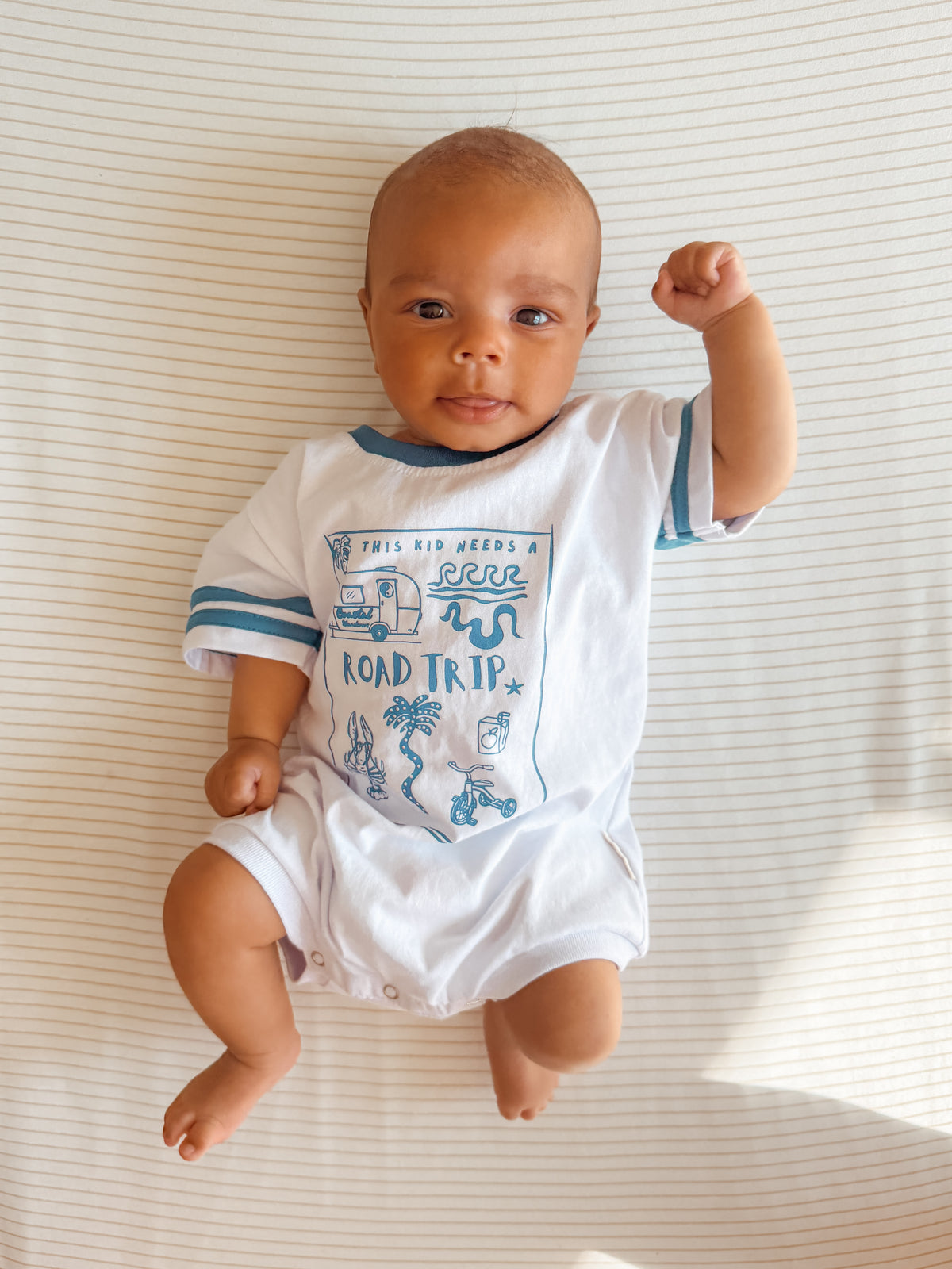 Road Trip t-shirt romper