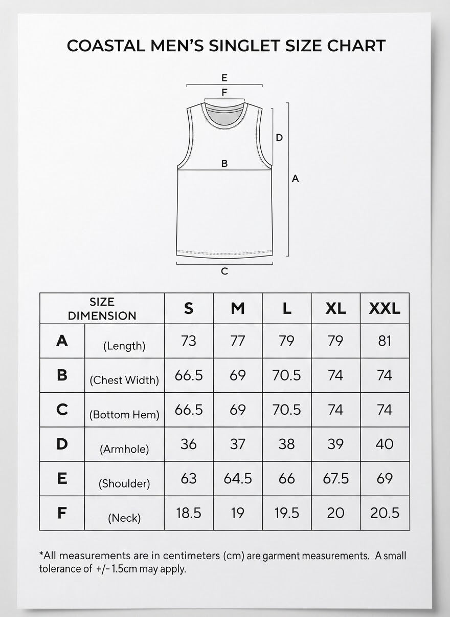 Saltiest Wisdom Singlet mens (SAMPLE)