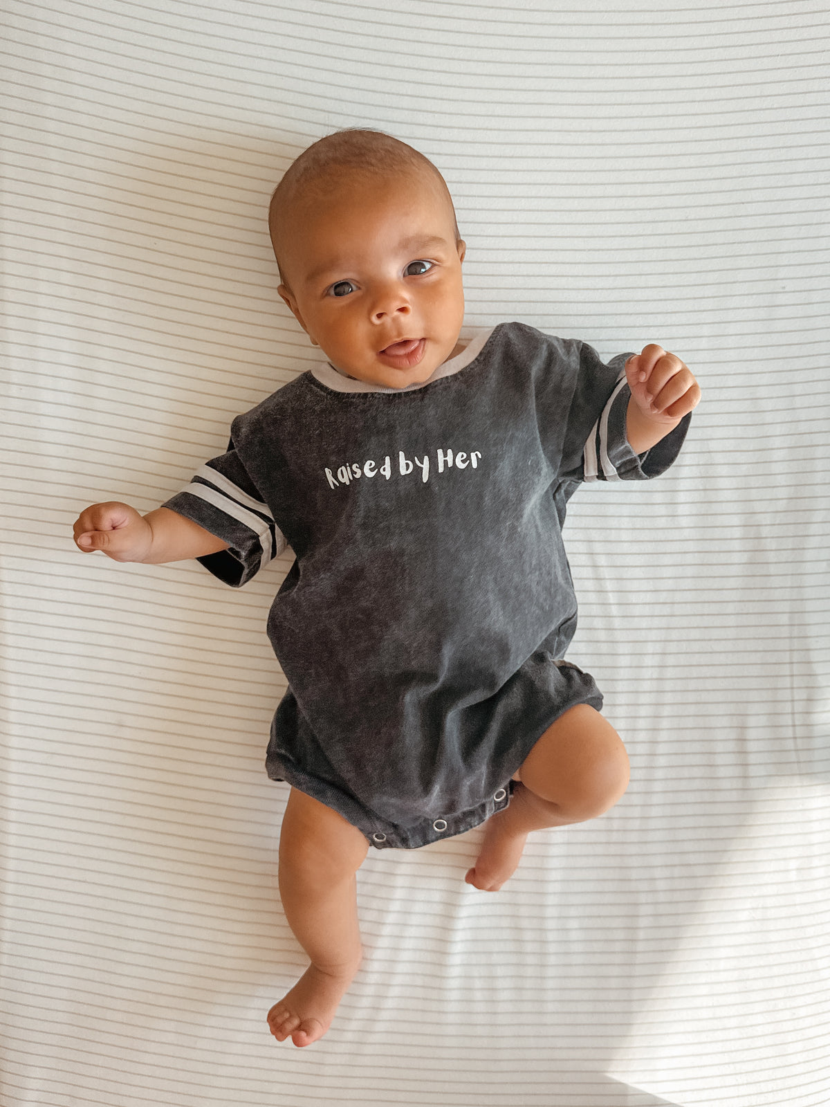 Raised by her t-shirt romper