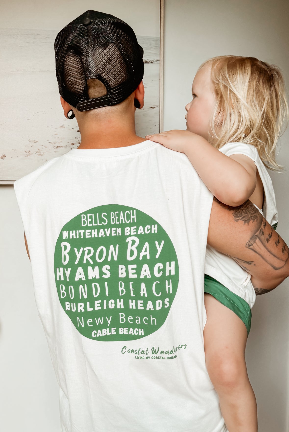 Coastal life singlet - kids