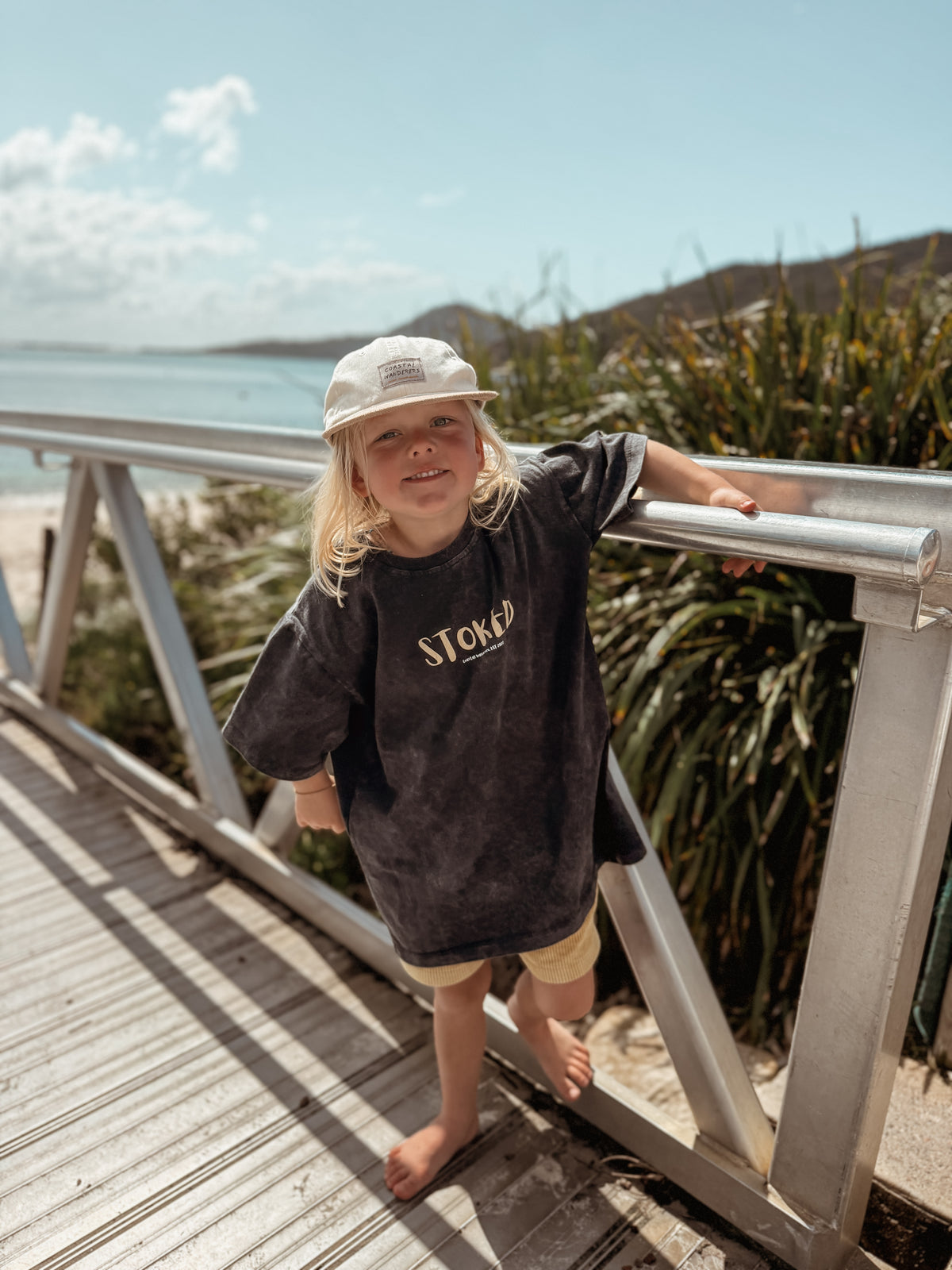 STOKED kids tee
