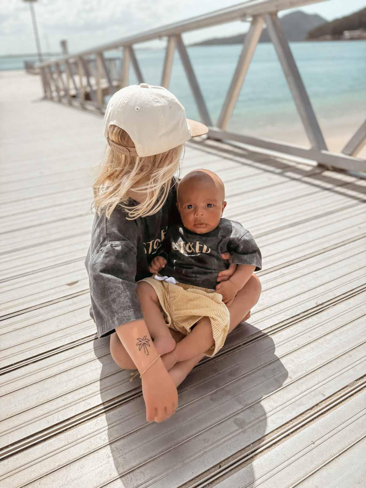 STOKED kids tee