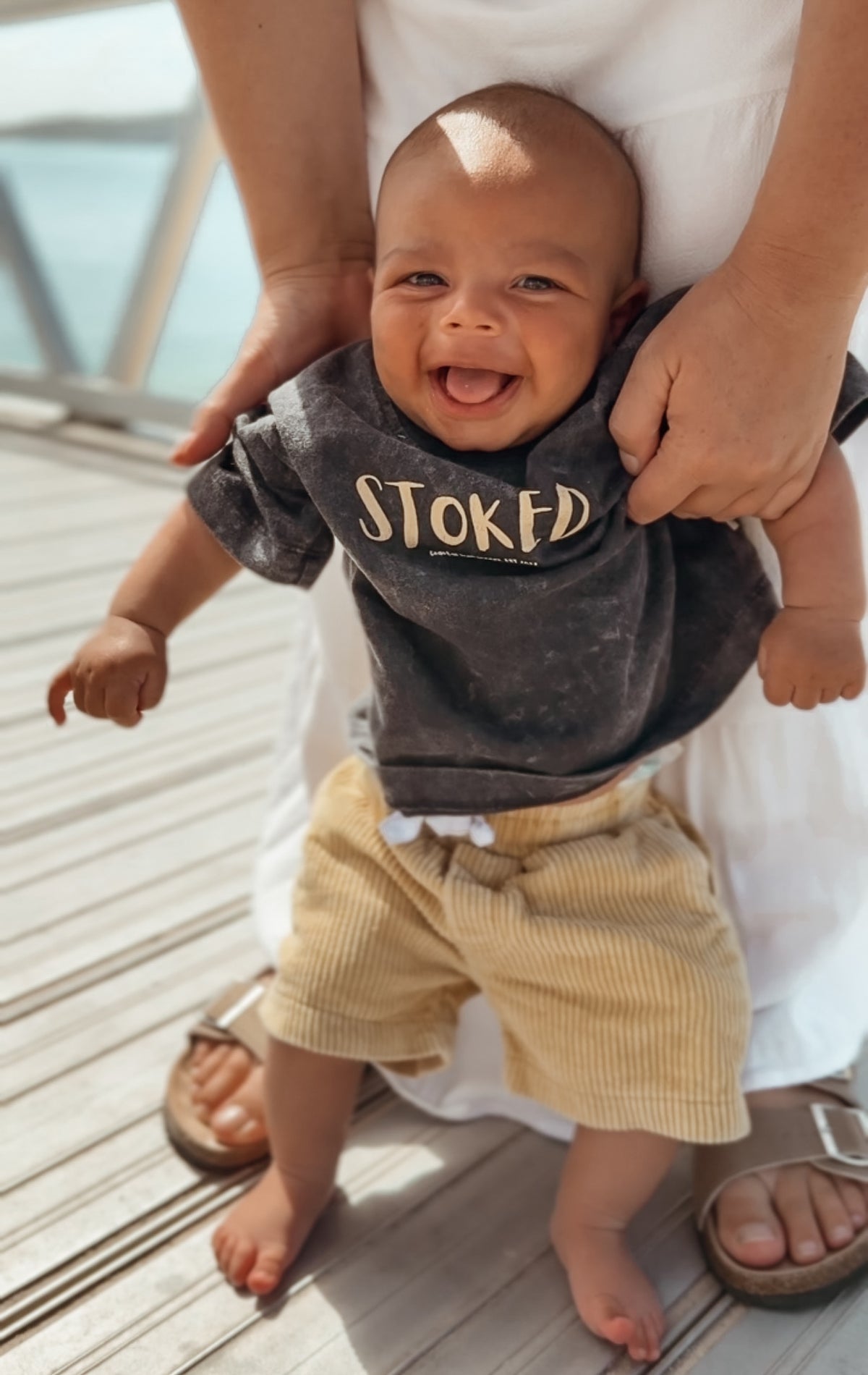 STOKED kids tee