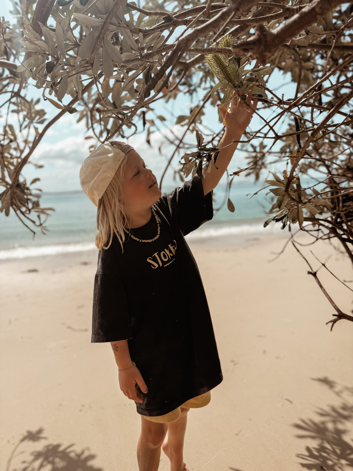 STOKED kids tee